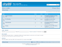 Tablet Screenshot of loonybinforum.com